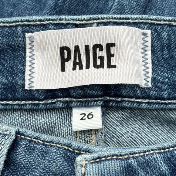 PAIGE Colette Crop Flare Jeans Size 26 - Picture 3 of 14